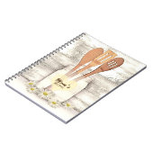 Personalisierte Mamas Rezept Kochbuch Notizblock (Linke Seite)