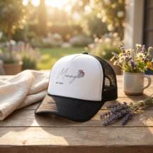 Personalisierte Mami EST. Jahr Trucker-Mütze für M