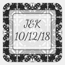 Personalisierte Mandala-Aufkleber