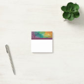 Personalisierte Mandala-Regenbogenpost Post-it Klebezettel (Büro)