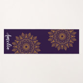 personalisierte Mandala Yogamatte (Vorderseite (Horizontal))