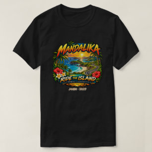 Personalisierte Mandalika Ride The Island T-Shirt