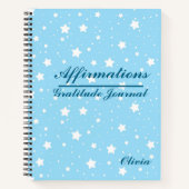 Personalisierte Manifestation Dankbarkeit Selbstve Notizblock (Vorderseite)