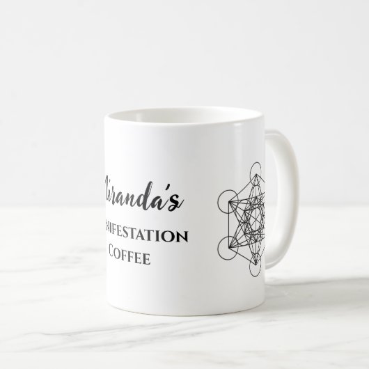 Personalisierte Manifestation Kaffeetasse (VorderseiteRechts)