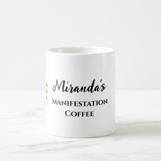 Personalisierte Manifestation Kaffeetasse (Mittel)