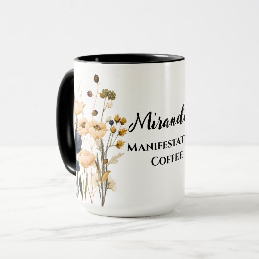 Personalisierte Manifestation Tasse (Vorderseite Links)