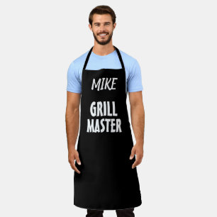 Personalisierte Männer-Vater-Grillmeister-BBQ-Schü Schürze