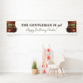 Personalisierte Männer zum Geburtstag Bar Banner (Insitu)