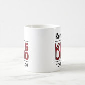 Personalisierte männliche "Big 50"-Tasse Kaffeetasse (Mittel)