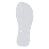 Personalisierte Mannschaftsbrille Türkis und Weiß Badesandalen (Unterseite)