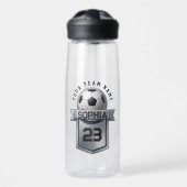 Personalisierte Mannschaftssportarten - Fußball Trinkflasche (Vorne)