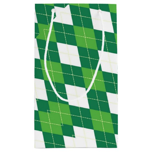 Personalisierte Mans GOLF, Golfer themed Par-T-SHI Kleine Geschenktüte (Rückseite)