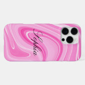 Personalisierte Marbel iPhone 16 Pro Max Hülle (Rückseite (Horizontal))