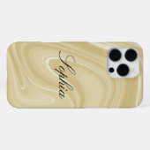 Personalisierte Marbel iPhone 16 Pro Max Hülle (Rückseite (Horizontal))