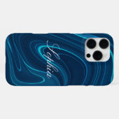Personalisierte Marbel iPhone 16 Pro Max Hülle (Rückseite (Horizontal))
