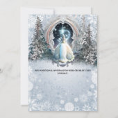 Personalisierte Märchen-Einladungen für Mädchen Einladung (Rückseite)
