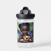 Personalisierte Märchen und Teddybär Trinkflasche (Vorne)