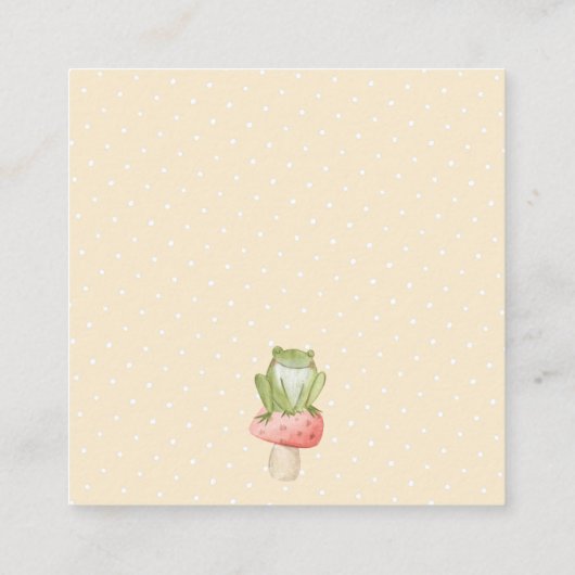 Personalisierte Märchenprinzessin Begleitkarte (Rückseite)