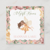 Personalisierte Märchenprinzessin Begleitkarte (Vorderseite)