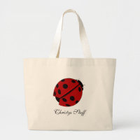 Personalisierte Marienkäfer-Taschen-Tasche