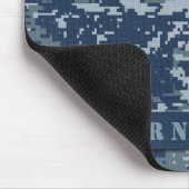Personalisierte Marine-Digital-Tarnung Mousepad (Ecke)