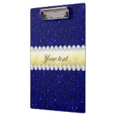 Personalisierte Marineabläufe, Gold, Diamanten Klemmbrett (Links)