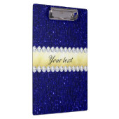 Personalisierte Marineabläufe, Gold, Diamanten Klemmbrett (Rechts)