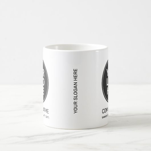 Personalisierte Markenbezeichnung für kundenspezif Kaffeetasse (Mittel)