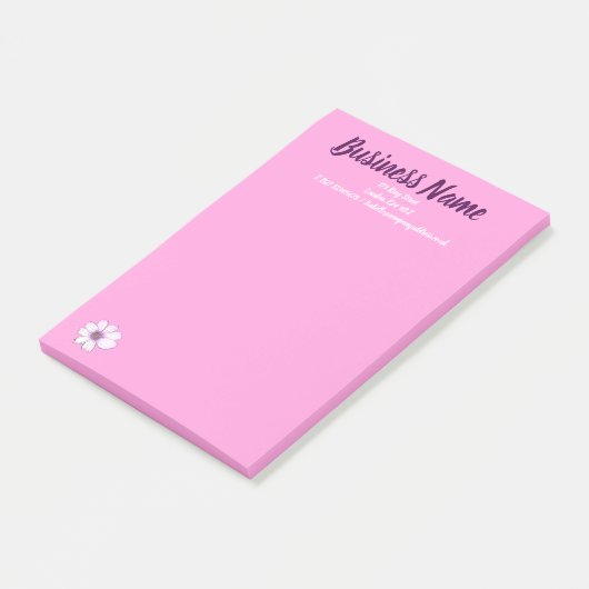 Personalisierte Marketing Post-it Klebezettel (angewinkelt)