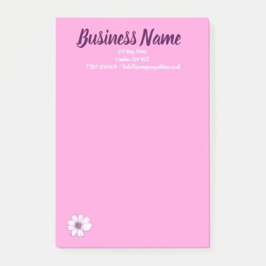 Personalisierte Marketing Post-it Klebezettel (Vorderseite)