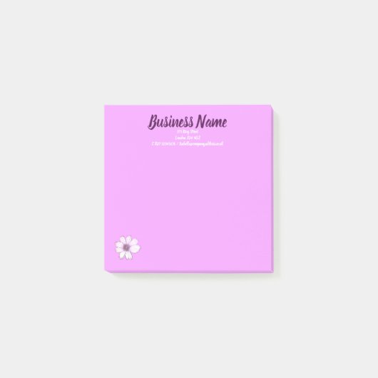 Personalisierte Marketing Post-it Klebezettel (Vorderseite)