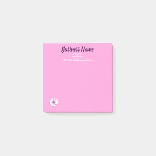 Personalisierte Marketing Post-it Klebezettel (Vorderseite)