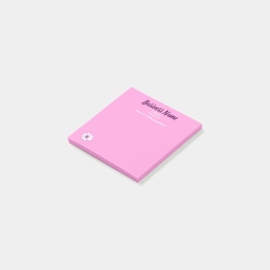 Personalisierte Marketing Post-it Klebezettel (angewinkelt)