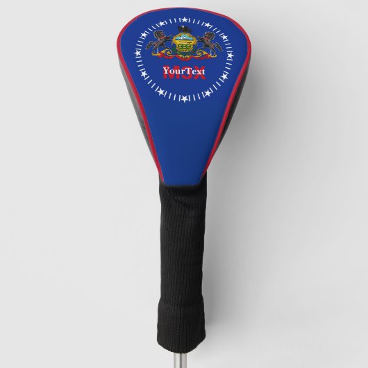 Personalisierte Markierung für den Pennsylvania-St Golf Headcover (Vorderseite)