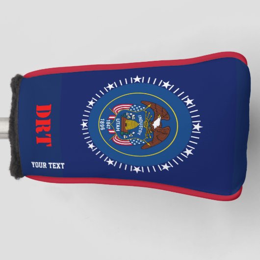 Personalisierte Markierung für den Status "Text" a Golf Headcover (Vorderseite)