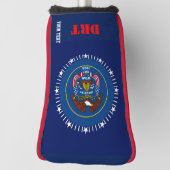 Personalisierte Markierung für den Status "Text" a Golf Headcover (Rotieren 90)