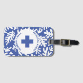 Personalisierte Markierung für Diabetiker Gepäckanhänger (Vorderseite (Horizontal))