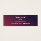 Personalisierte Markierung für Unternehmenssymbole (Vorderseite)