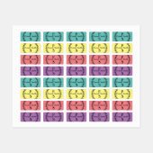 Personalisierte Markierung von Namensschildern für Etiketten (Blatt)