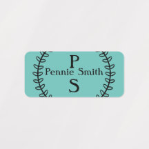 Personalisierte Markierung von Namensschildern für