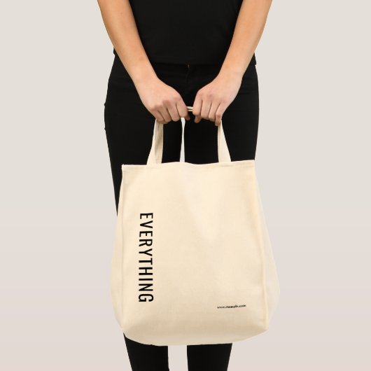 Personalisierte Markttasche mit einfachem, schicke Tragetasche (Vorderseite (Produkt))