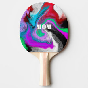 Personalisierte Marmorexplosion Tischtennis Schläger