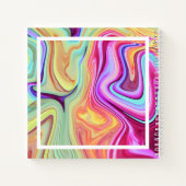 Personalisierte Marmorskizze Notizblock (Rückseite)