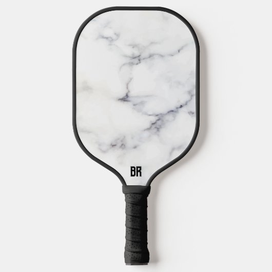 Personalisierte Marmorstruktur Pickleball Schläger (Vorderseite)