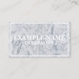 Personalisierte Marmortexturierung (amerikanisch) Visitenkarte