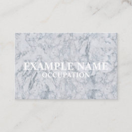 Personalisierte Marmortexturierung (Vereinigtes Kö Visitenkarte