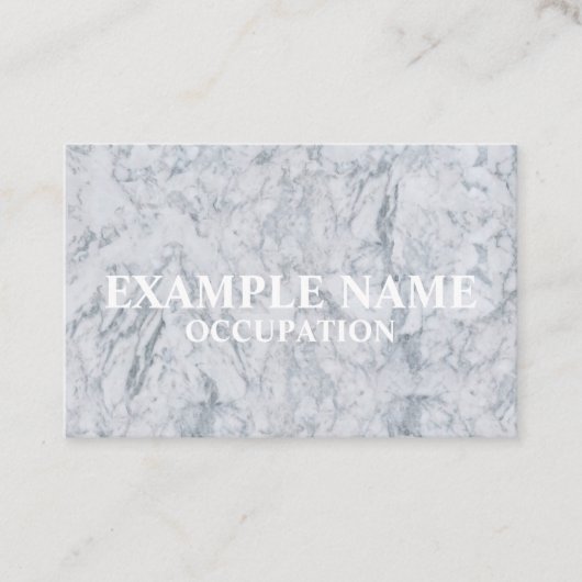Personalisierte Marmortexturierung (Vereinigtes Kö Visitenkarte (Vorderseite)