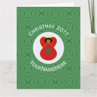 Personalisierte marokkanische Weihnachts-Engel-Fla