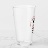 Personalisierte Maroon High School Color Guard Glas (Rechts)