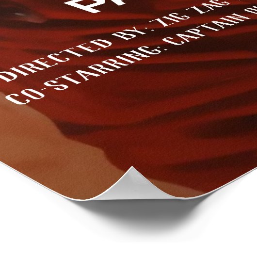 Personalisierte Mars Science Fiction Film Poster (Ecke)